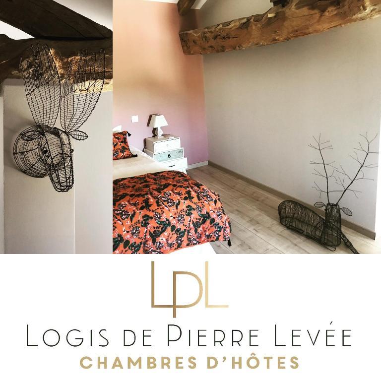Bed and Breakfast Logis De Pierre Levee Bessines Exterior foto