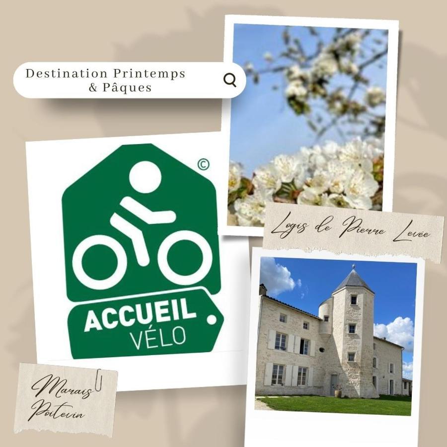 Bed and Breakfast Logis De Pierre Levee Bessines Exterior foto